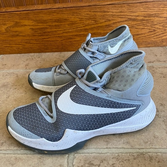 Nike Zoom Hyperrev 2016 Wolf Gray Wrap Sneaker Size 8.5 - Picture 2 of 7